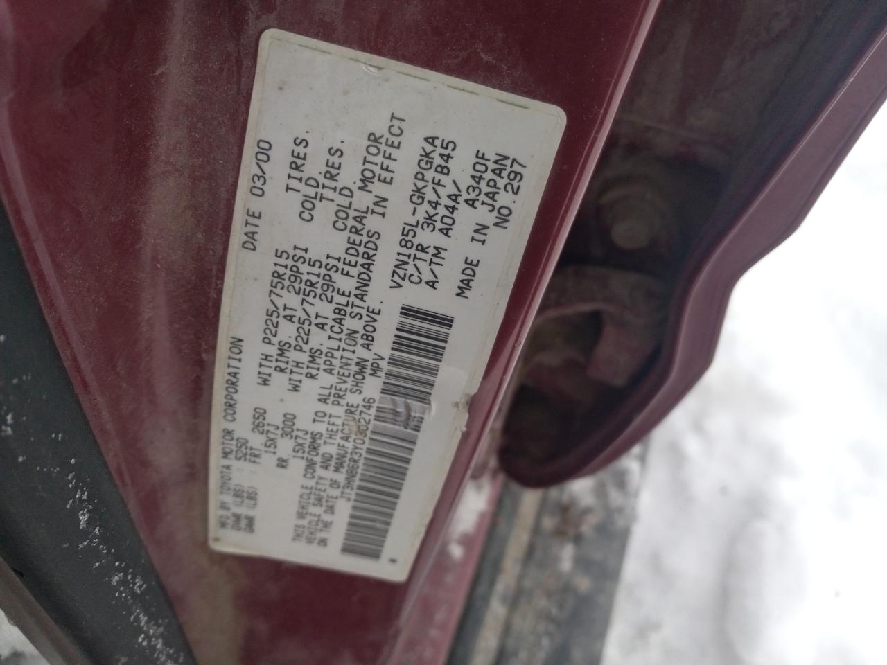 2000 Toyota 4Runner - Image 12
