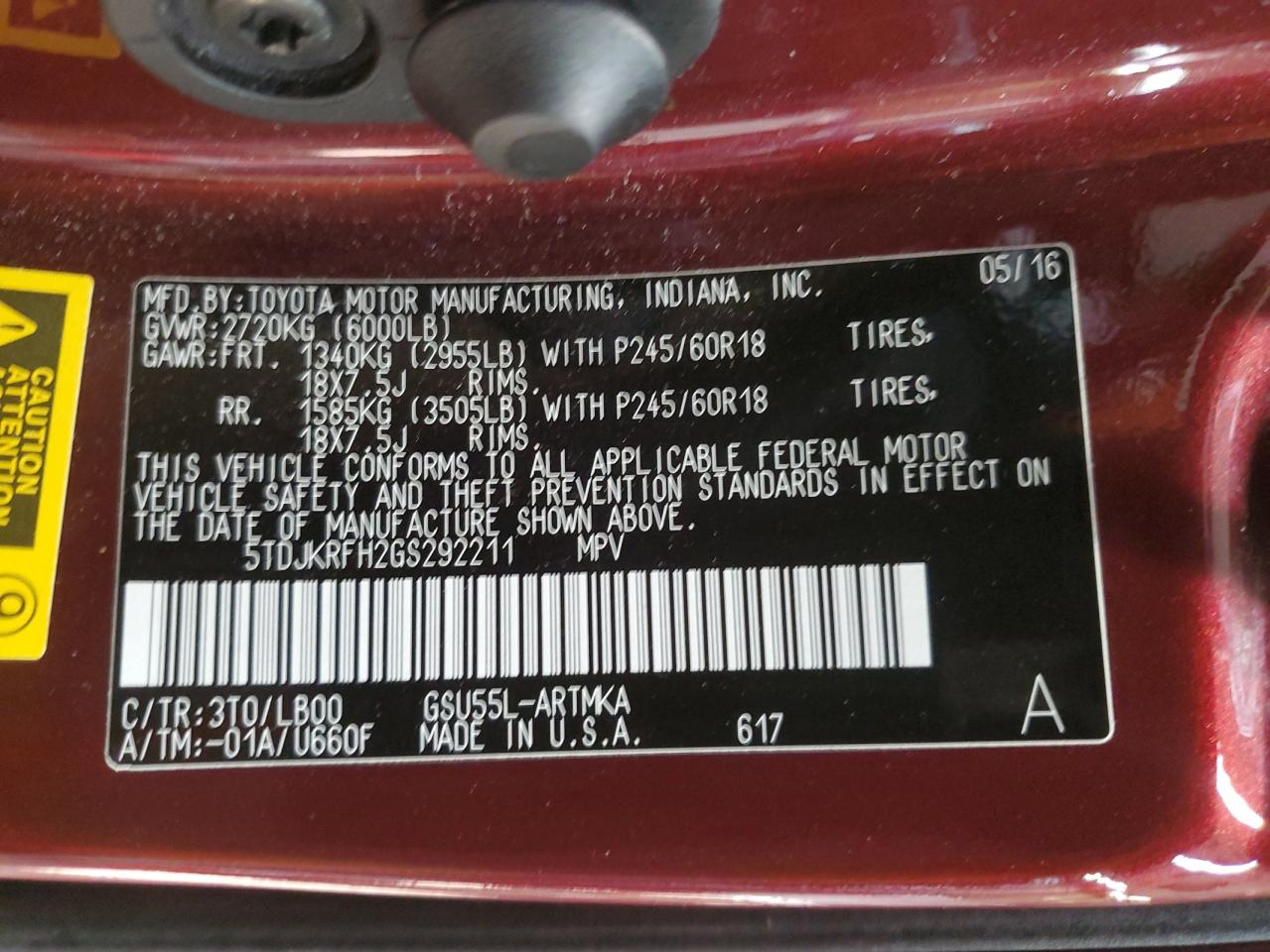 2016 Toyota Highlander - Image 15