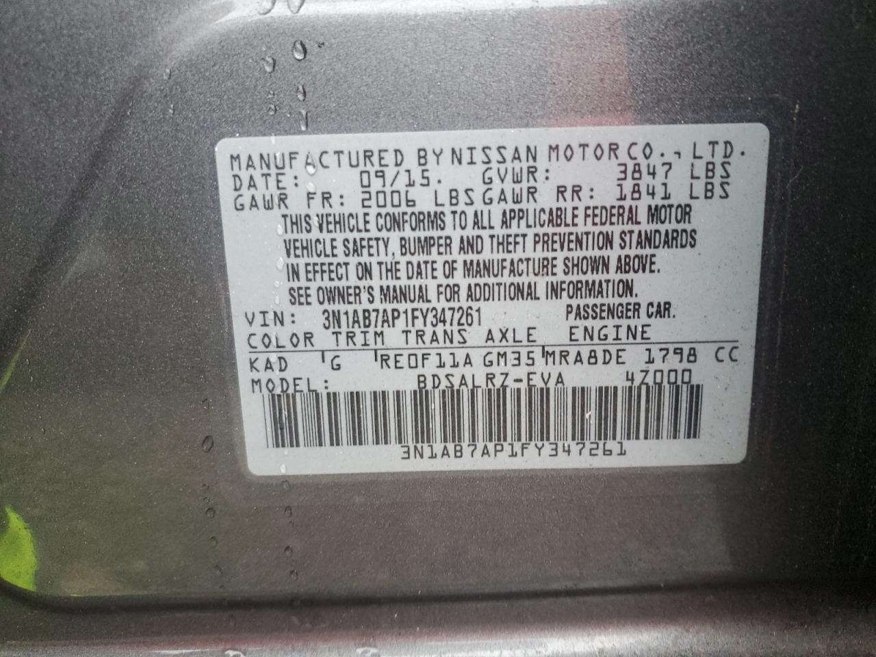2015 Nissan Sentra - Image 12