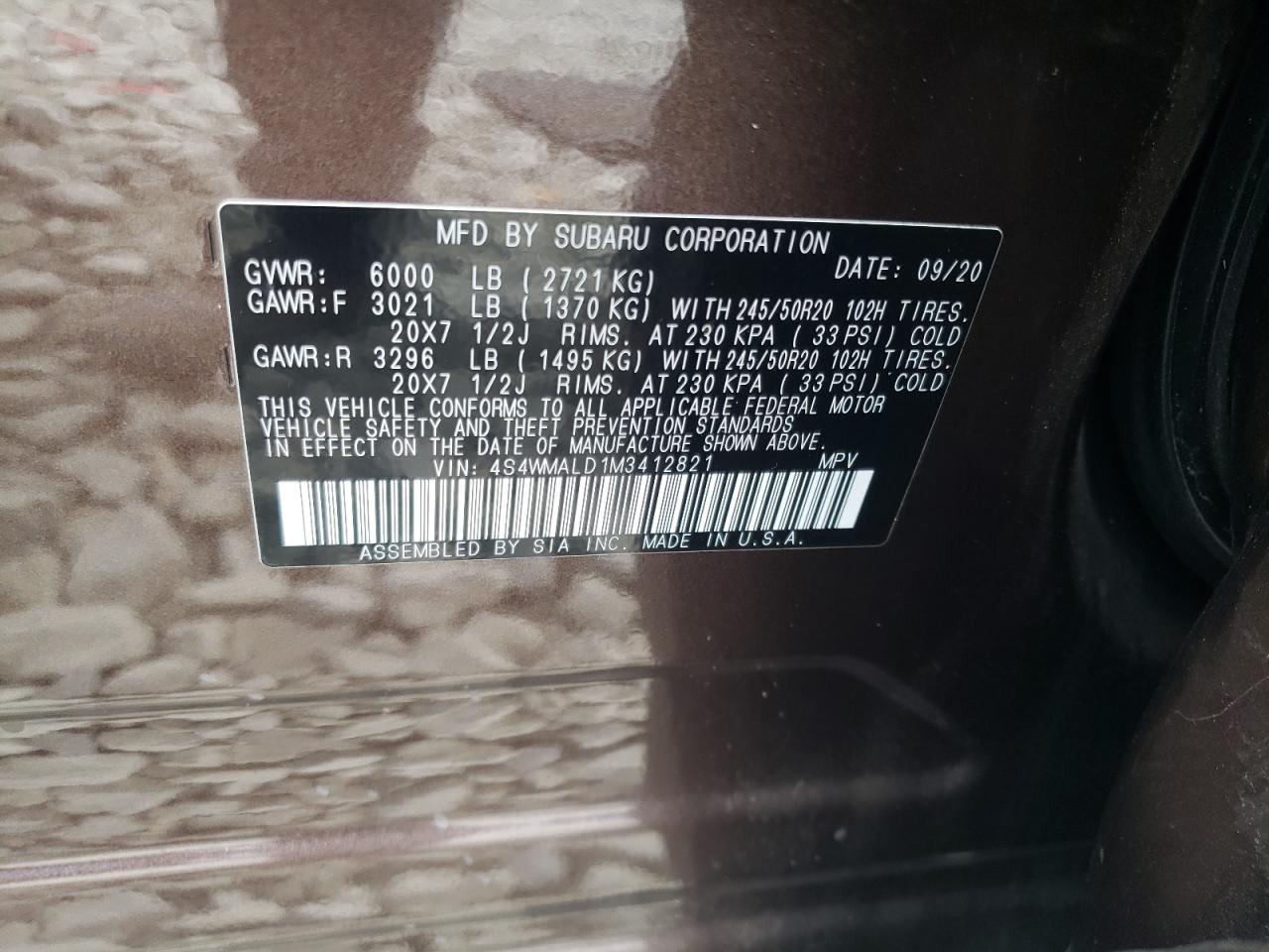 2021 Subaru Ascent - Image 15
