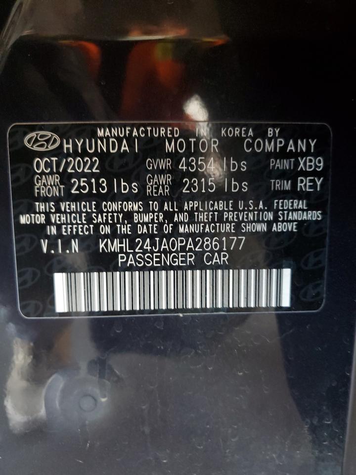 VIN KMHL24JA0PA286177 2023 HYUNDAI SONATA no.12