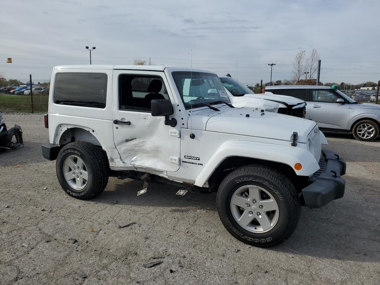 2015 Jeep Wrangler Sport VIN: 1C4AJWAGXFL503686 Lot: 79670134