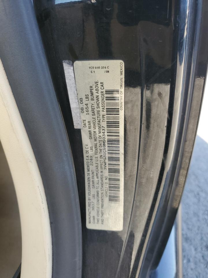 2009 Volkswagen New Beetle S VIN: 3VWPG31C59M503437 Lot: 79548884