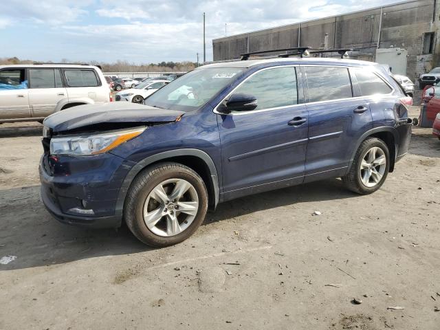  TOYOTA HIGHLANDER 2016 Синий