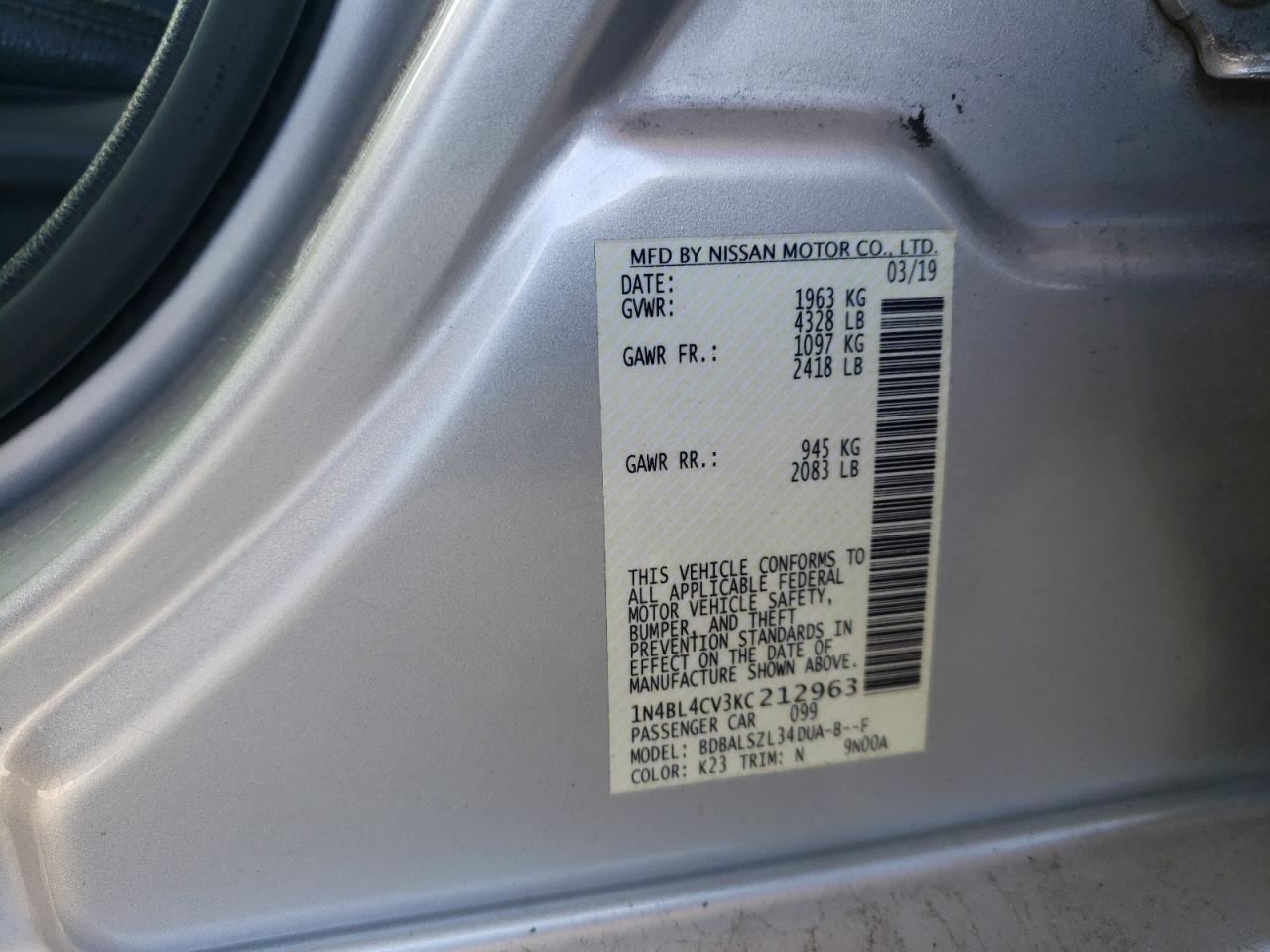 2019 Nissan Altima - Image 12