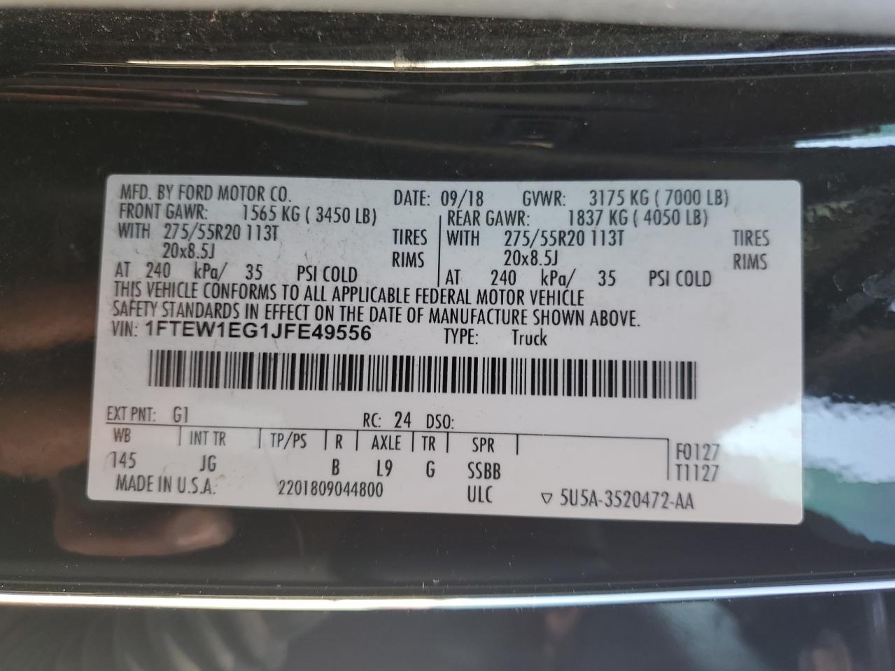 2018 Ford F-150 - Image 13