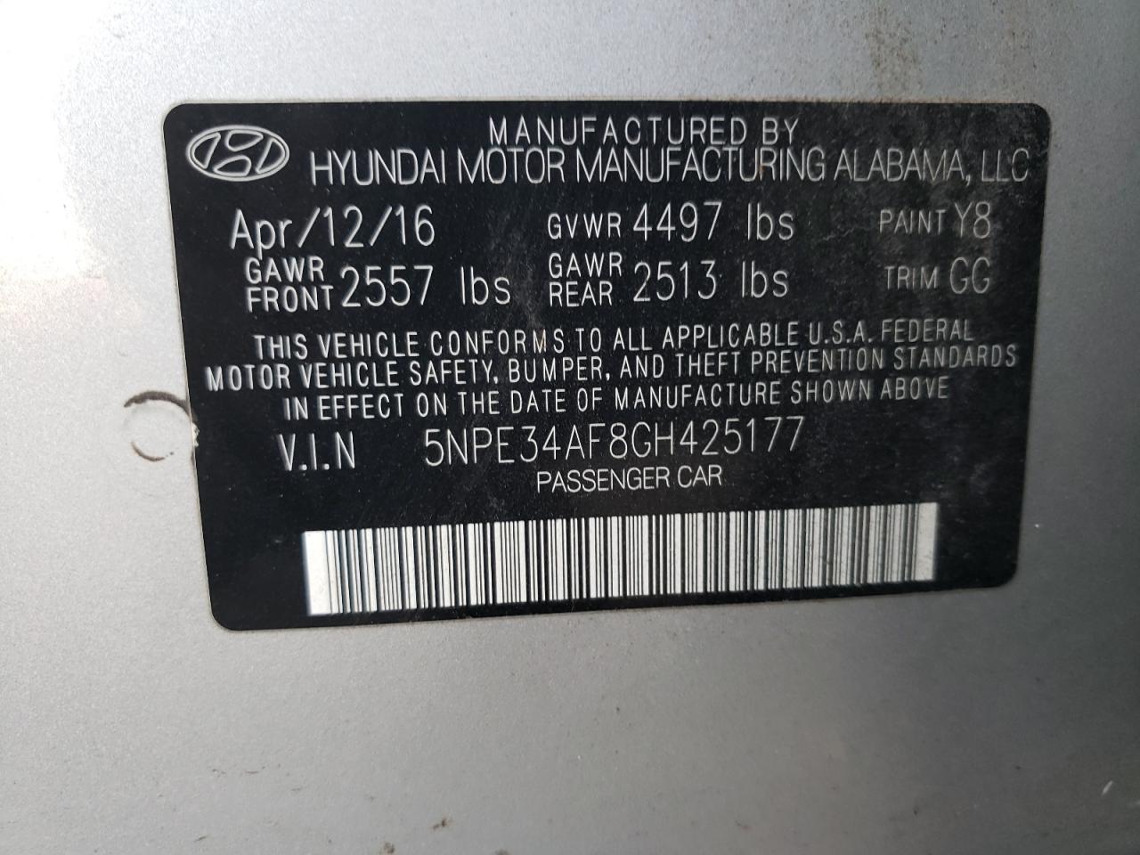2016 Hyundai Sonata - Image 13