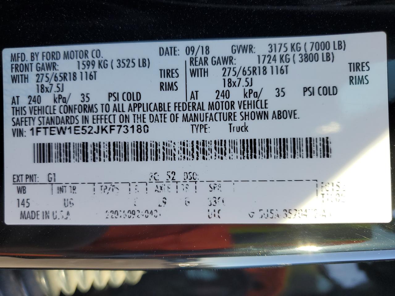 2018 Ford F-150 - Image 14