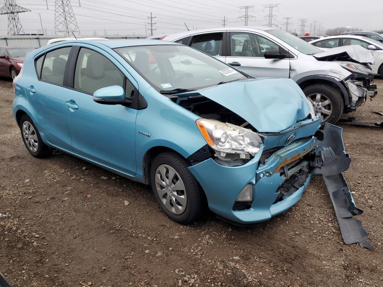 VIN JTDKDTB36E1085529 2014 TOYOTA PRIUS no.4