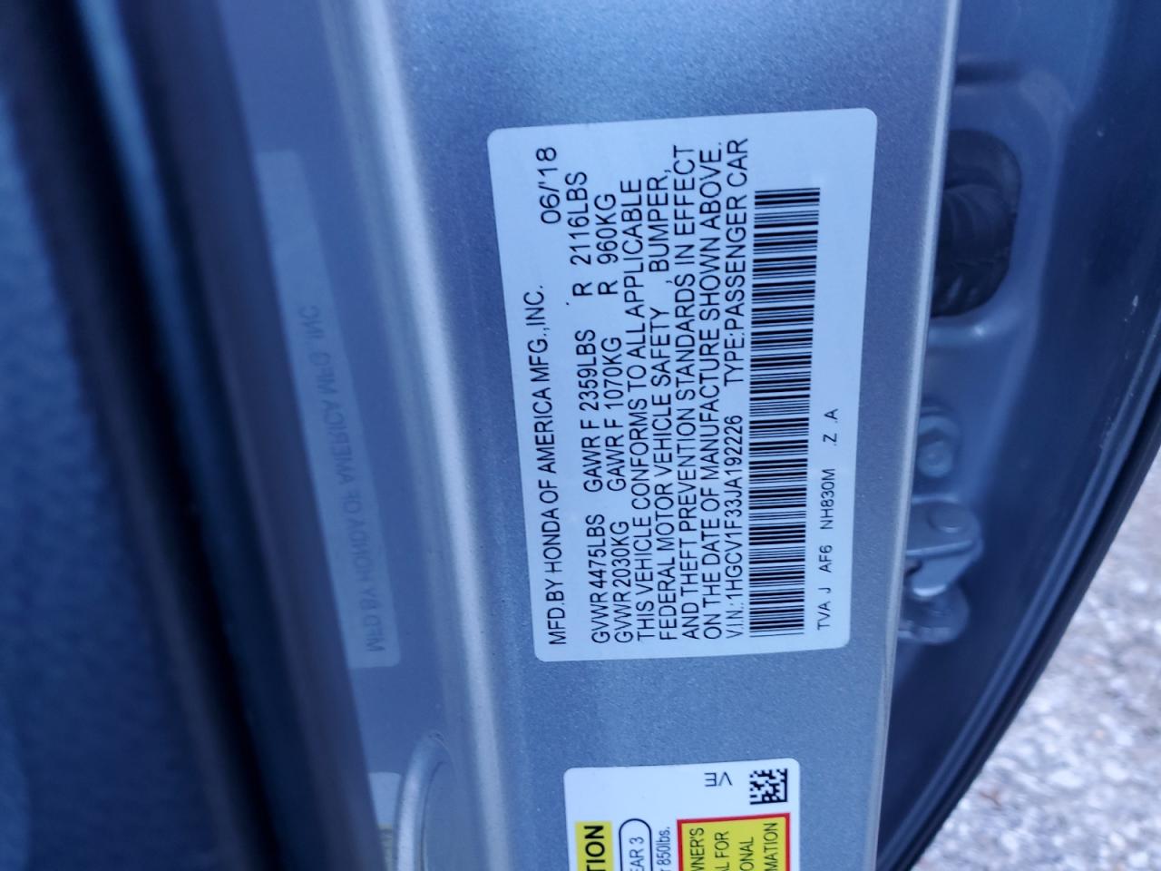 2018 Honda Accord - Image 14