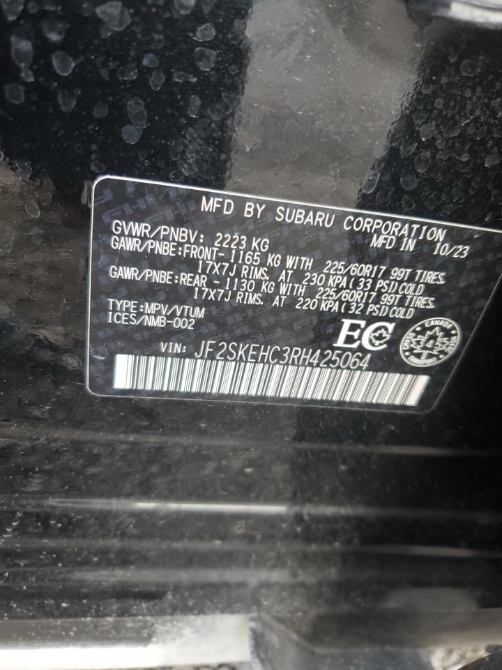 2024 Subaru Forester Wilderness VIN: JF2SKEHC3RH425064 Lot: 81053134