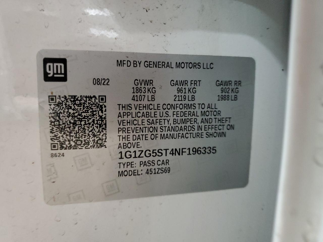 2022 Chevrolet Malibu - Image 12
