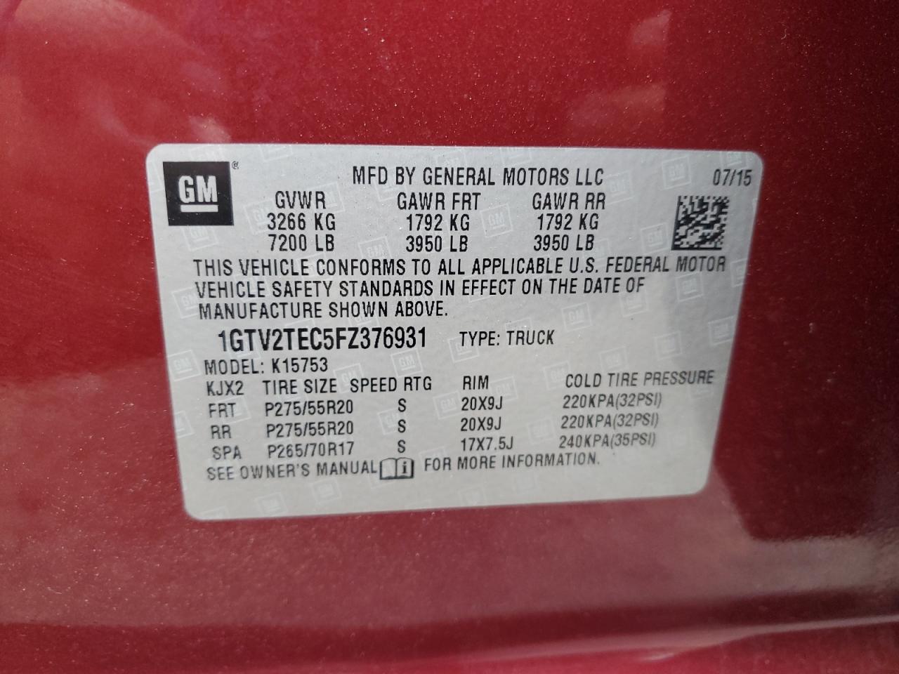 2015 GMC Sierra - Image 14