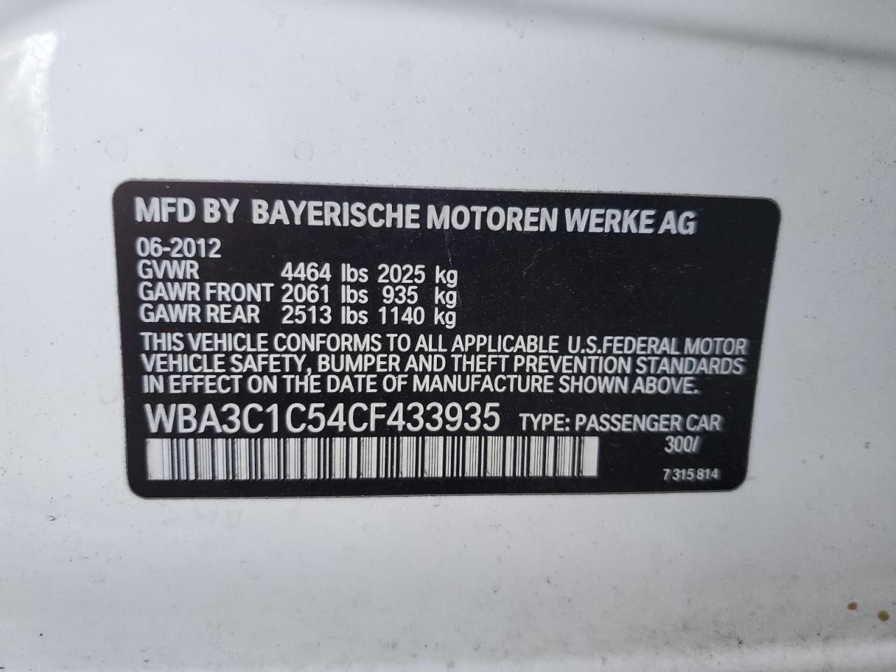 2012 BMW 3er - Image 12