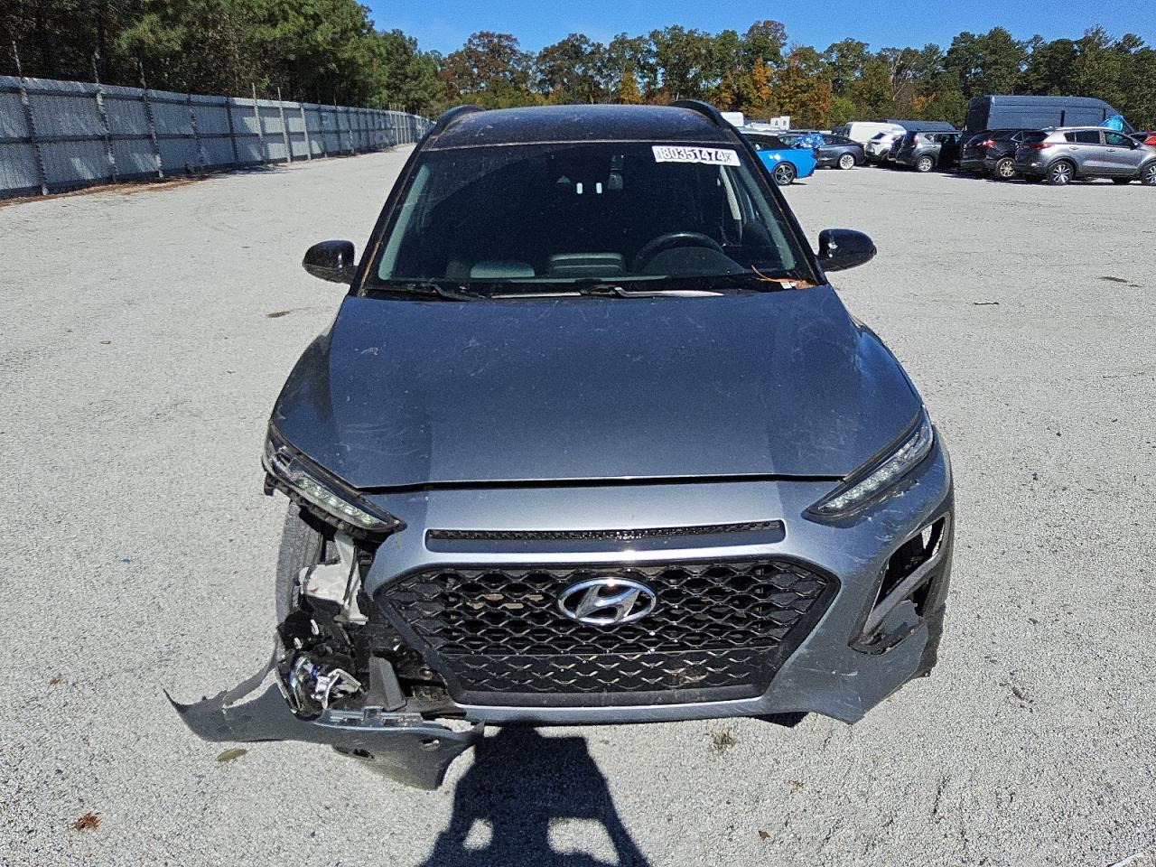 2020 Hyundai Kona Sel VIN: KM8K22AAXLU417124 Lot: 80351474