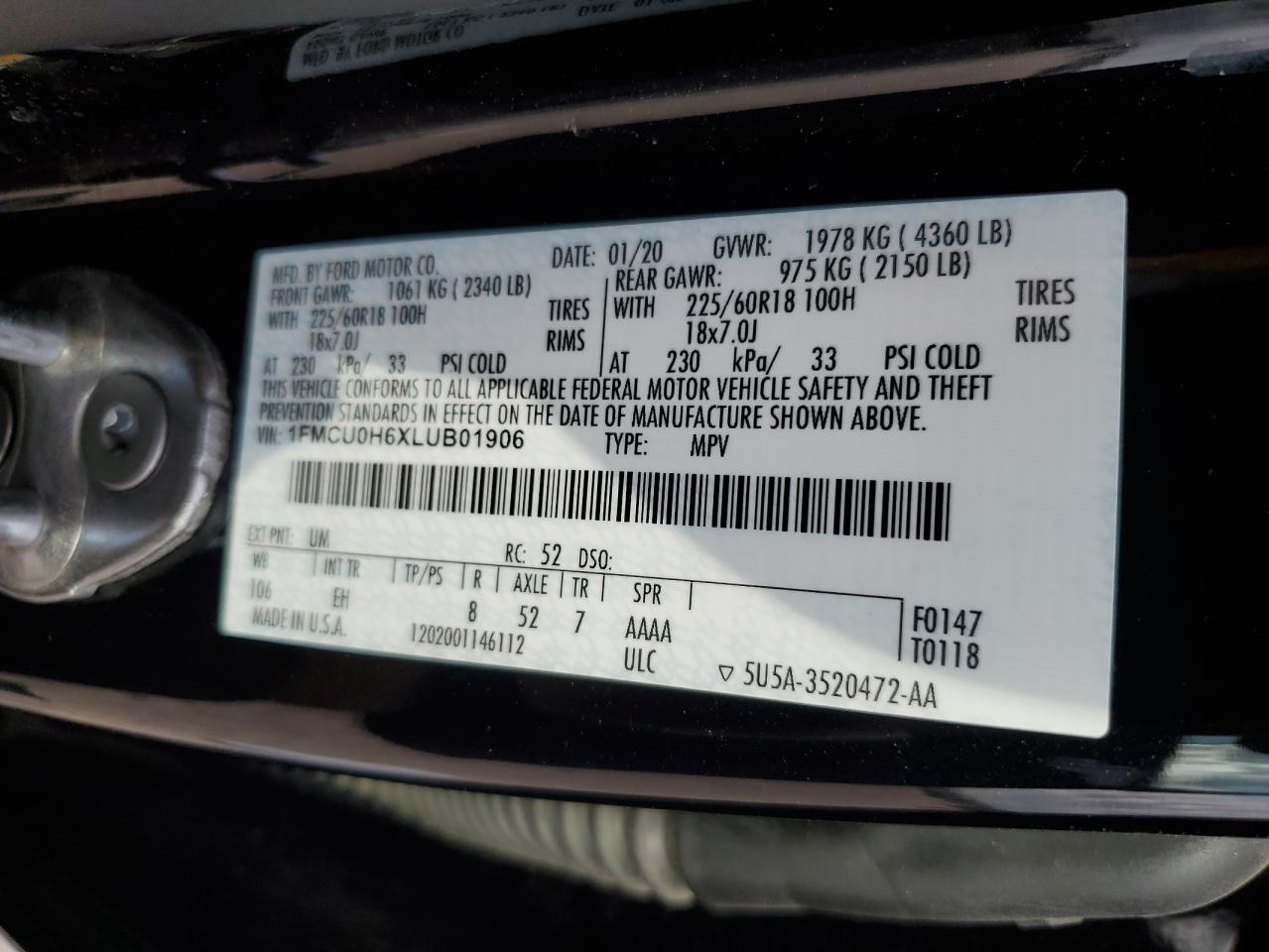 2020 Ford Escape - Image 15