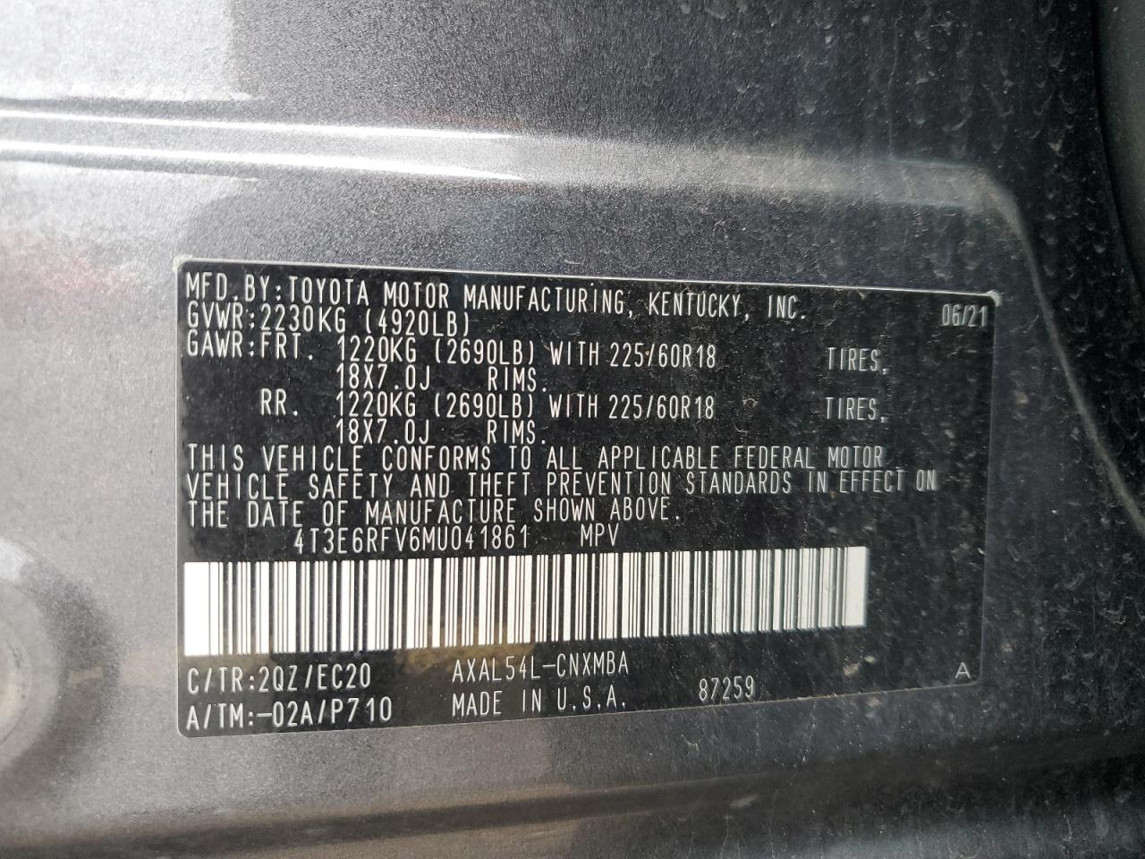 2021 Toyota RAV 4 - Image 15