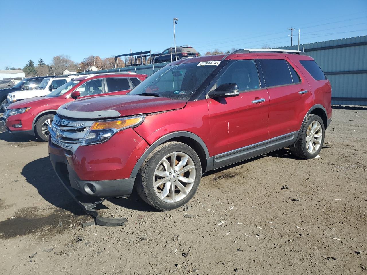 2014 Ford Explorer Xlt VIN: 1FM5K8D8XEGA01827 Lot: 78986674