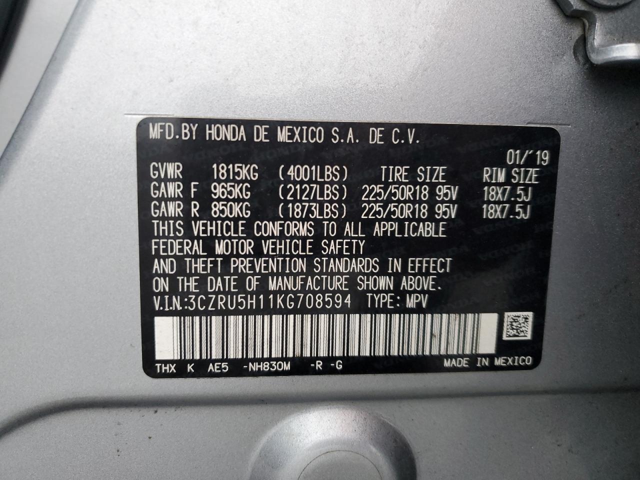 2019 Honda HR-V - Image 13