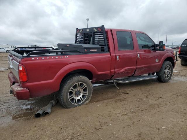  FORD F250 2015 Red