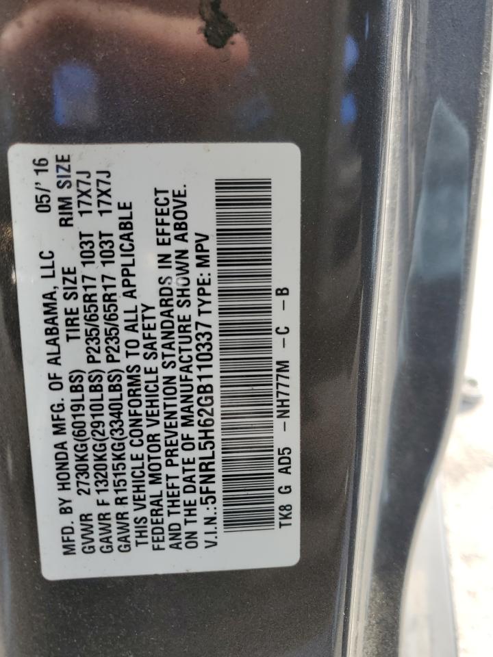 2016 Honda Odyssey - Image 16