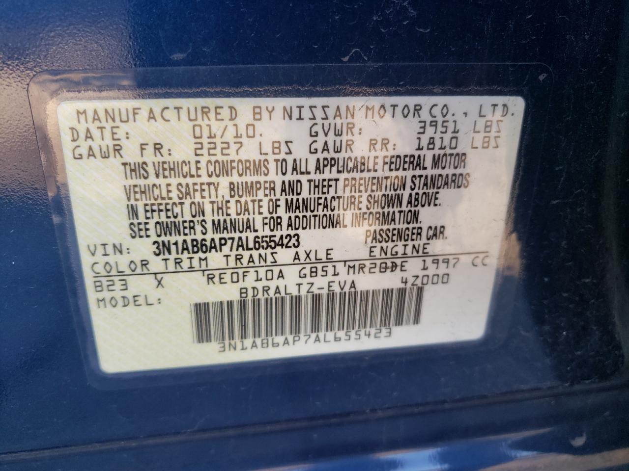 2010 Nissan Sentra - Image 13