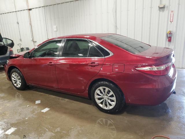  TOYOTA CAMRY 2017 Red