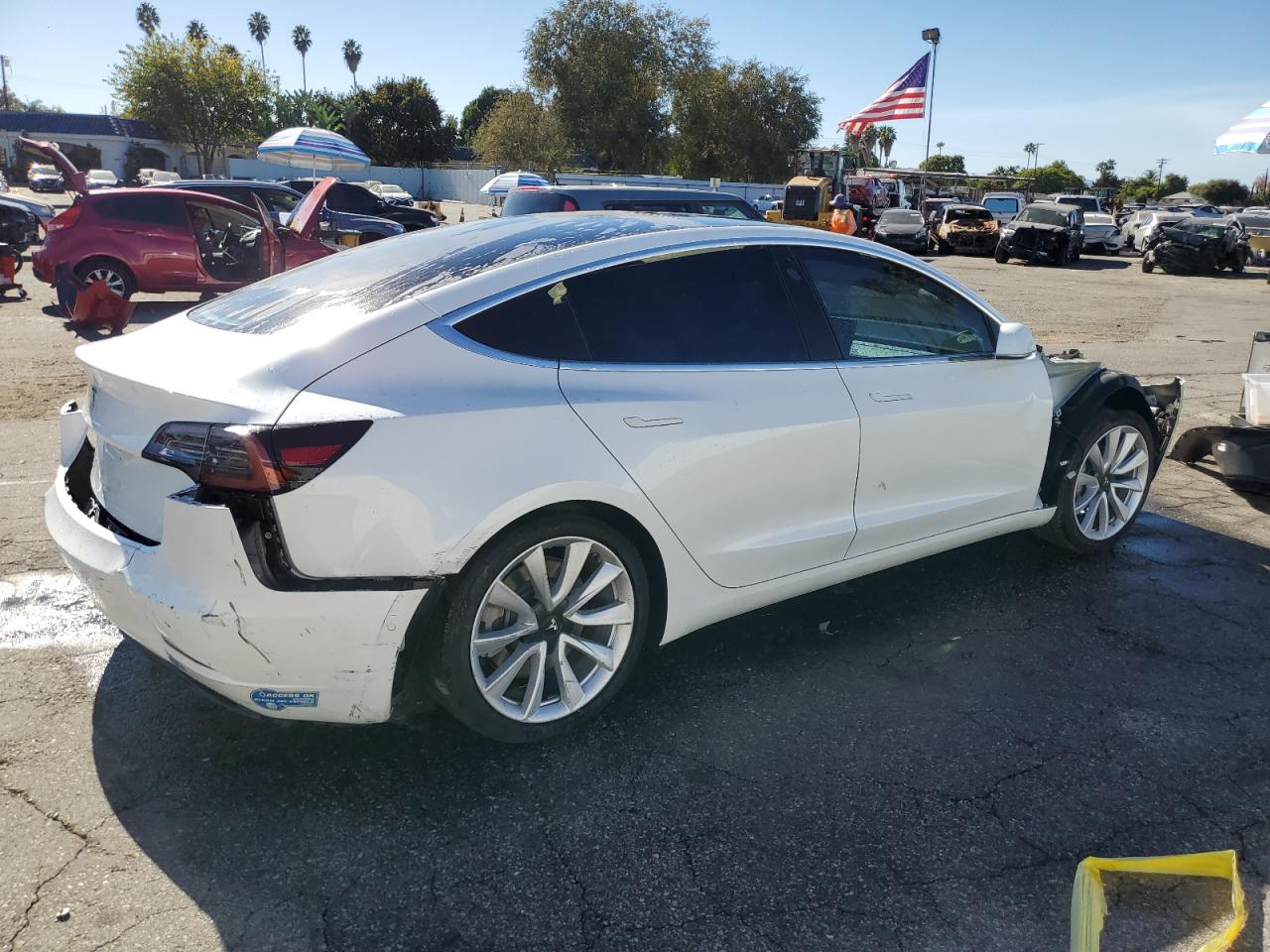 VIN 5YJ3E1EAXLF744068 2020 TESLA MODEL 3 no.3