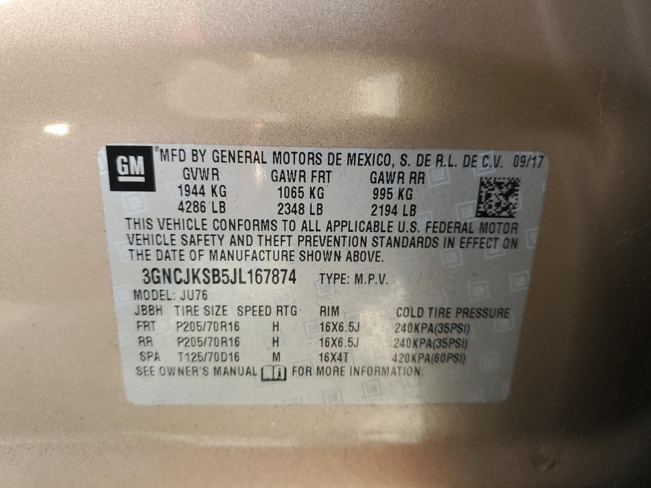 2018 Chevrolet Trax - Image 15