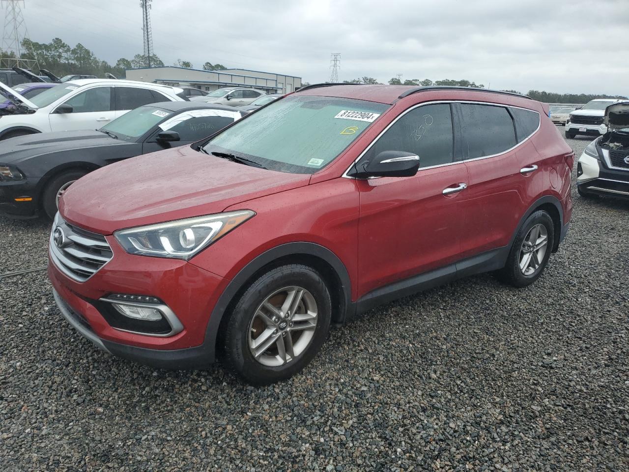 VIN 5XYZU3LB6JG543715 2018 HYUNDAI SANTA FE no.1