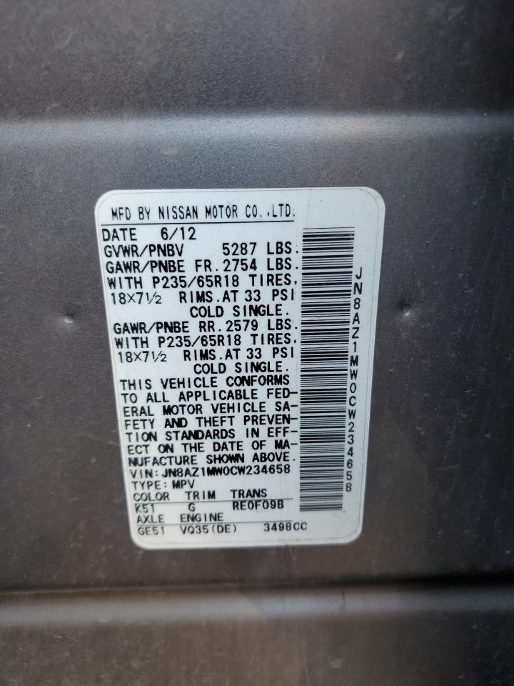 2012 Nissan Murano - Image 13
