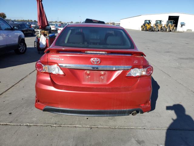  TOYOTA COROLLA 2012 Czerwony