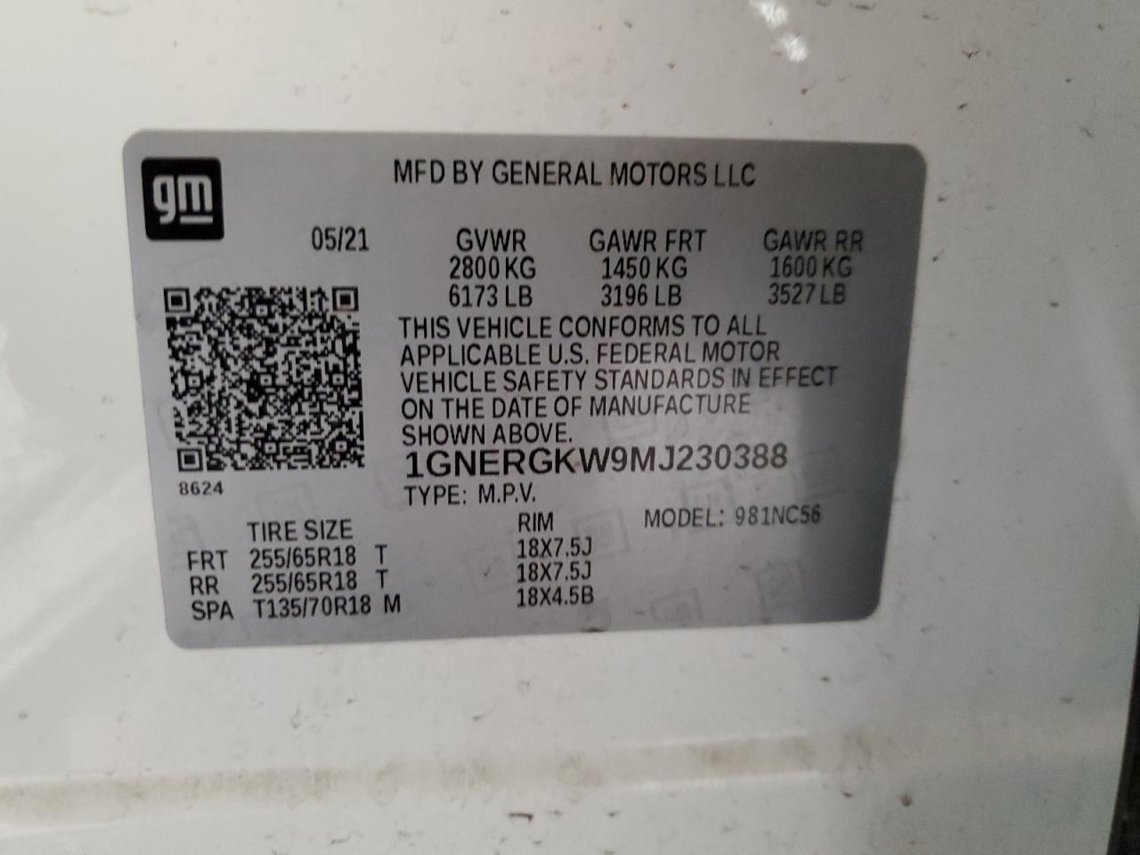 2021 Chevrolet Traverse - Image 13