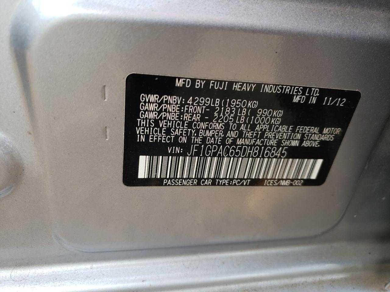 2013 Subaru Impreza - Image 14