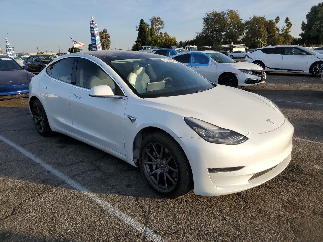 VIN 5YJ3E1EA2LF615693 2020 TESLA MODEL 3 no.4