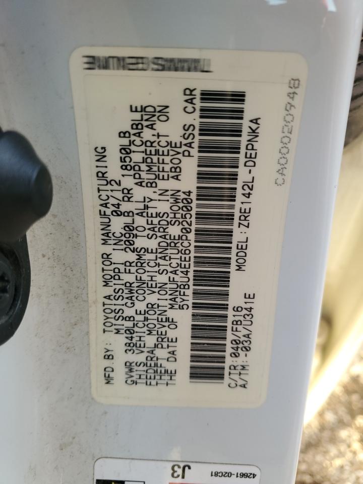 2012 Toyota Corolla - Image 12