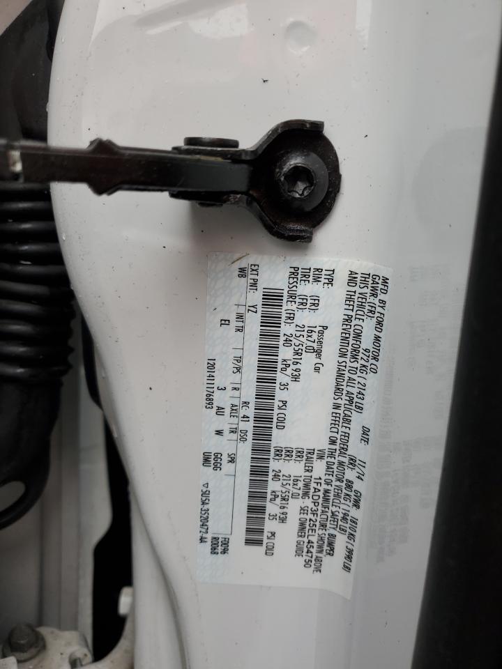 2014 Ford Focus Se VIN: 1FADP3F25EL454750 Lot: 81588494