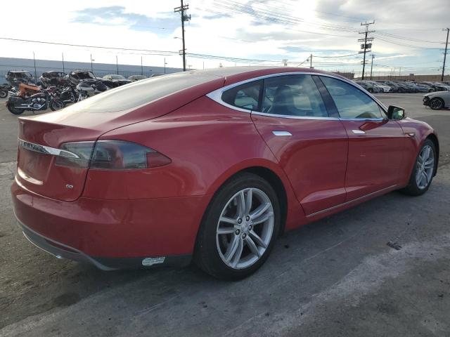  TESLA MODEL S 2013 Красный