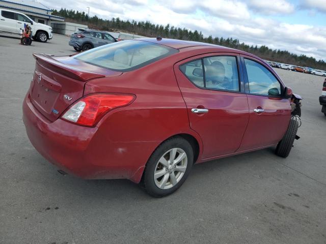  NISSAN VERSA 2014 Red