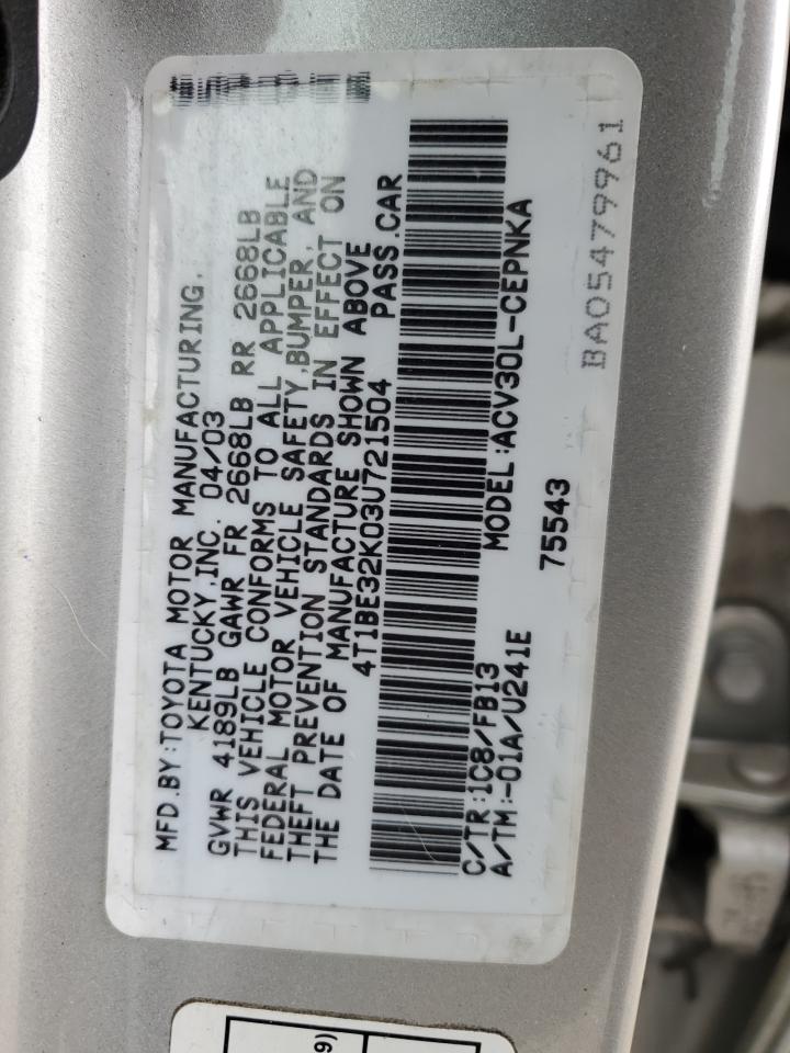 2003 Toyota Camry - Image 14
