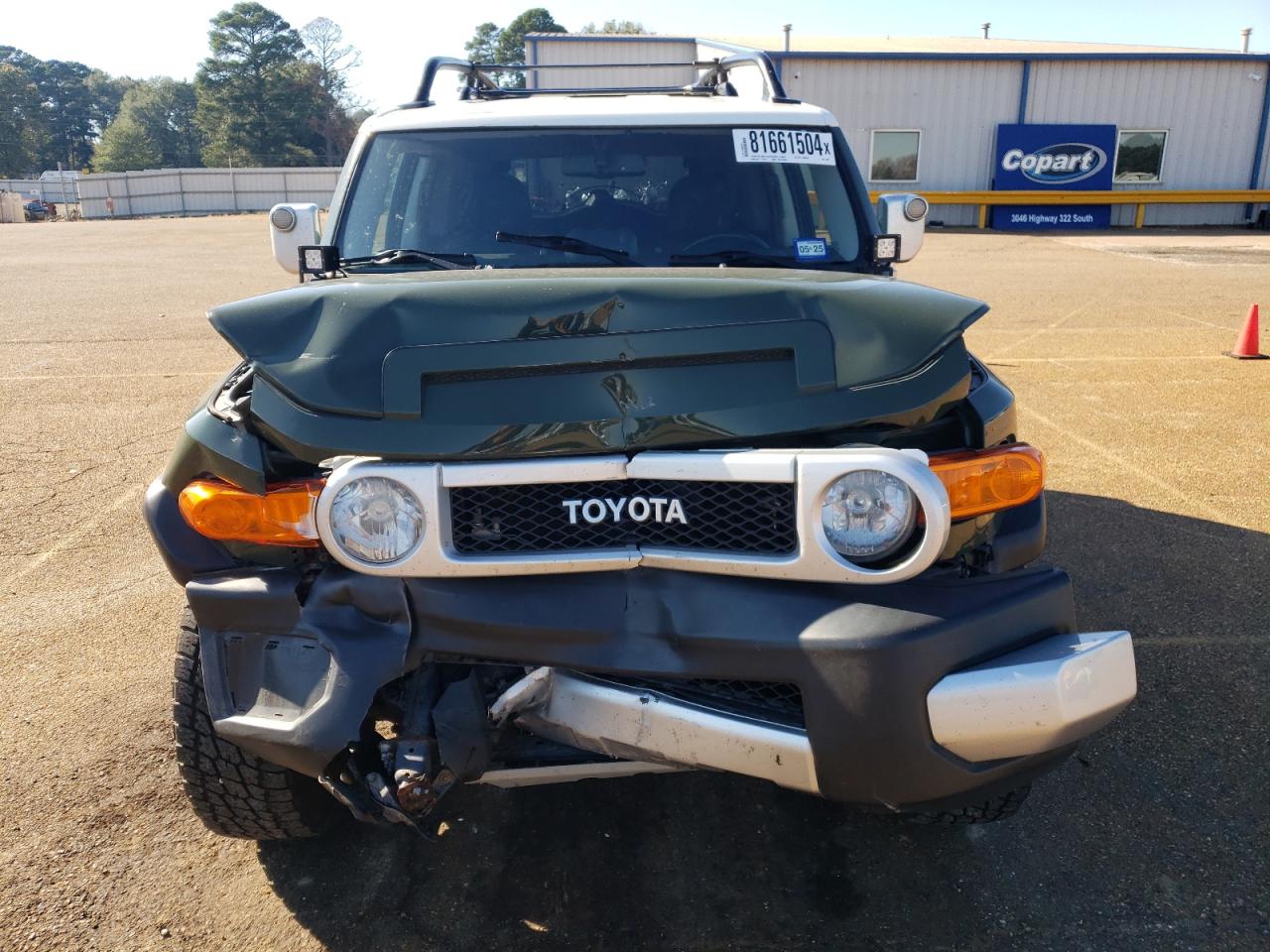 2012 Toyota Fj Cruiser VIN: JTEBU4BF3CK126749 Lot: 81661504