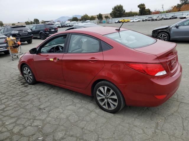  HYUNDAI ACCENT 2017 Burgundy