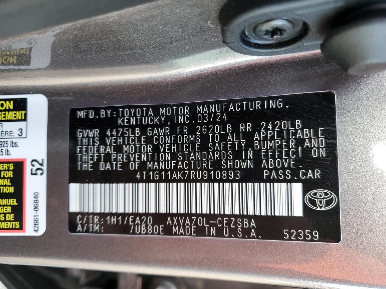 2024 Toyota Camry - Image 15