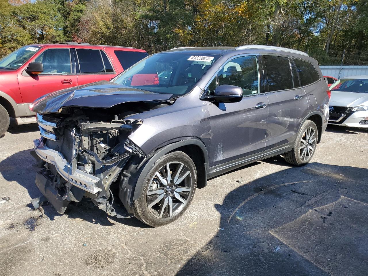 2019 Honda Pilot Elite VIN: 5FNYF6H02KB002801 Lot: 81333004