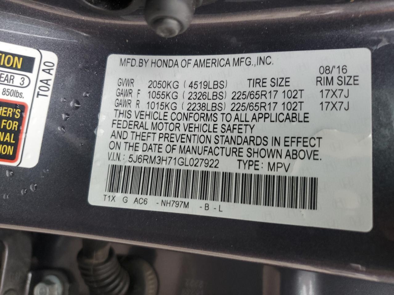 2016 Honda CR-V - Image 15