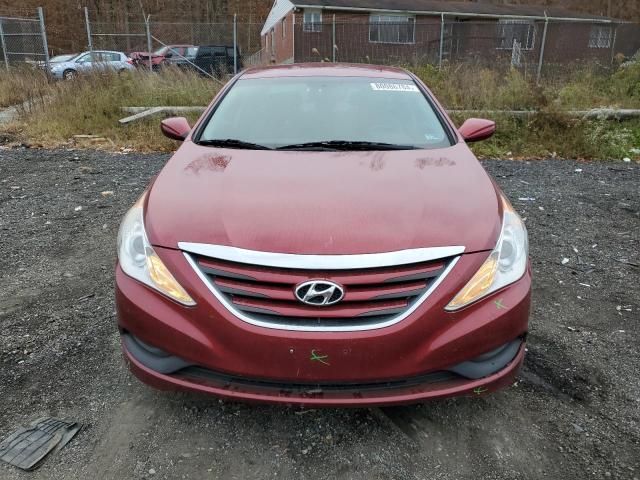  HYUNDAI SONATA 2014 Красный