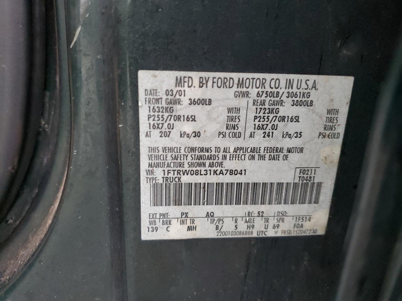 2001 Ford F-150 - Image 14