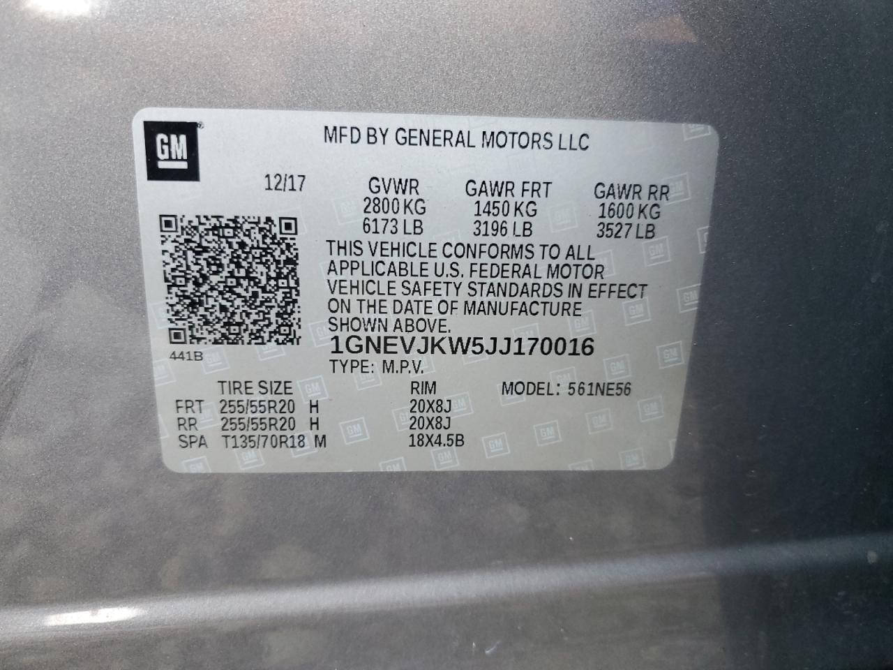 2018 Chevrolet Traverse - Image 14