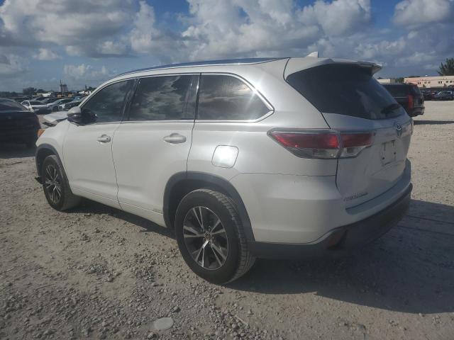  TOYOTA HIGHLANDER 2016 Biały