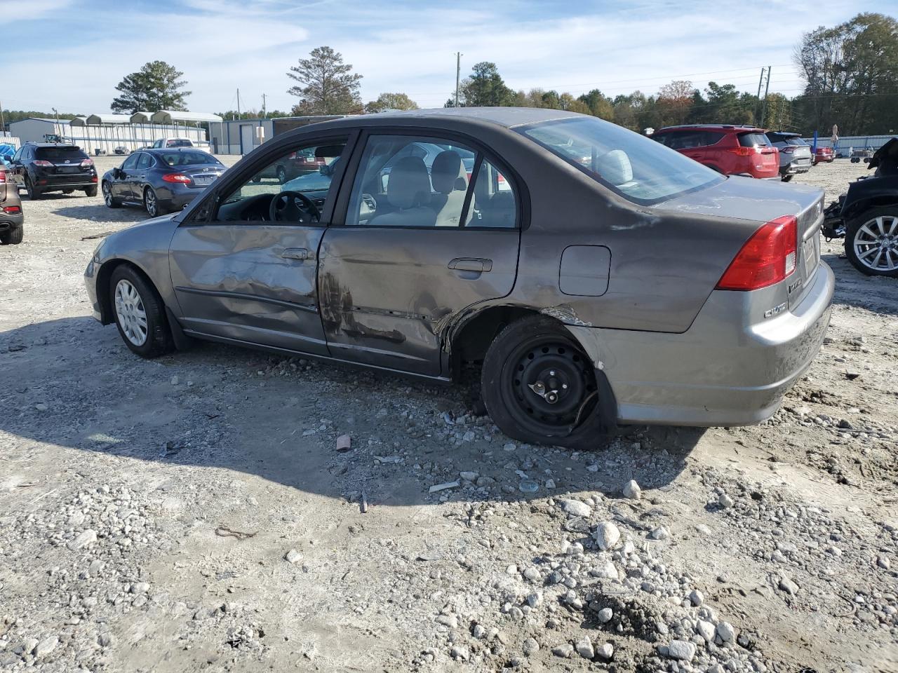 HONDA CIVIC 2005 VIN 2HGES16615H572202 zdjęcie 2